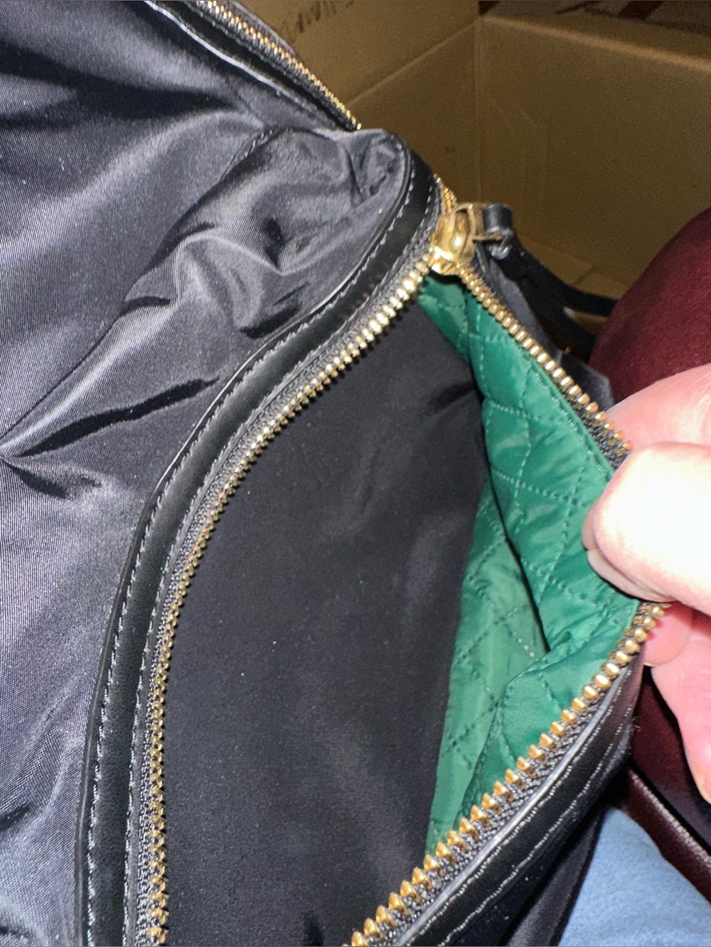 Tory Burch Black Backpack with Gold Hardware - Picture 5 of 5
